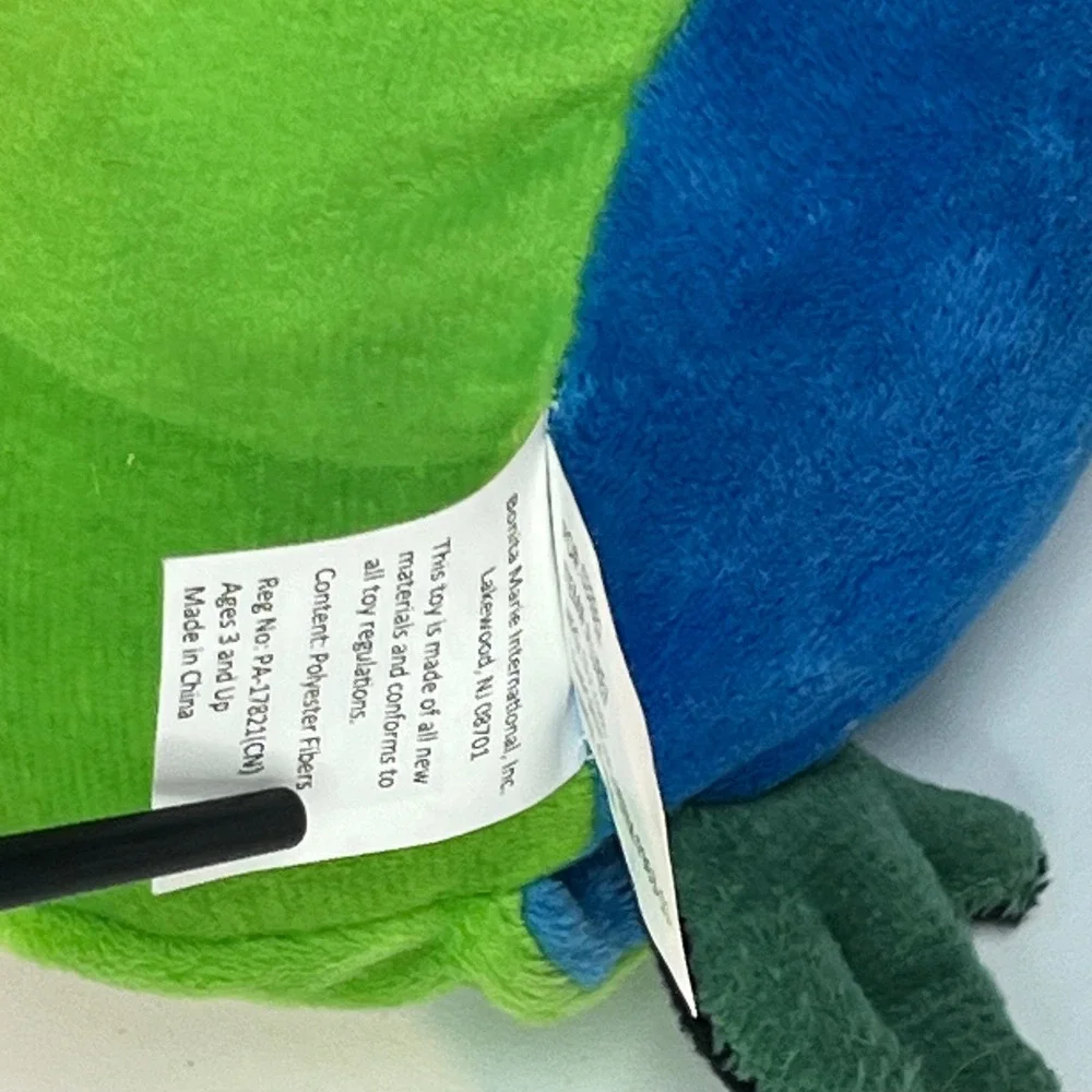 BMI Merchandise Green Blue Frog Plush Stuffed Animal‎ PLUREV Interchangeable